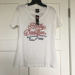 NWT Harley-Davidson V-Neck Tee